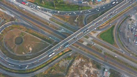 tráfico aéreo de carreteras de circunvalación, autopistas, autopistas y autopistas