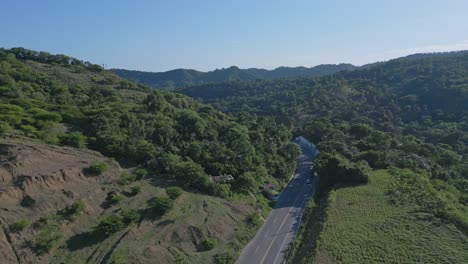 asphalt road of carr