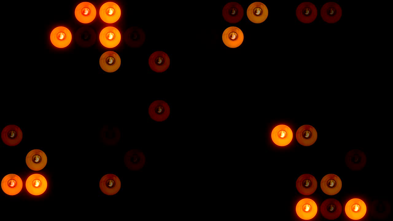 luces de bombilla. un fondo abstracto que parpadea. una ilustración digital