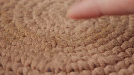 Hand-feeling-A-Brown-Solid-Flatweave-Cotton-Rug