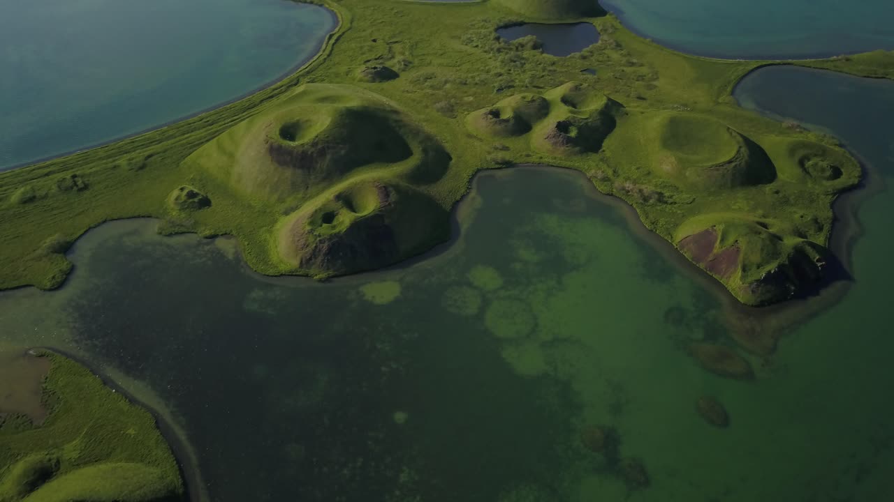 아이슬란드의 화산 섬