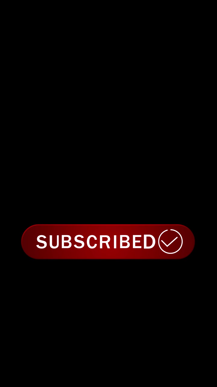 Glossy crimson subscription confirmation bar lettering call to action influencer videos tutorials