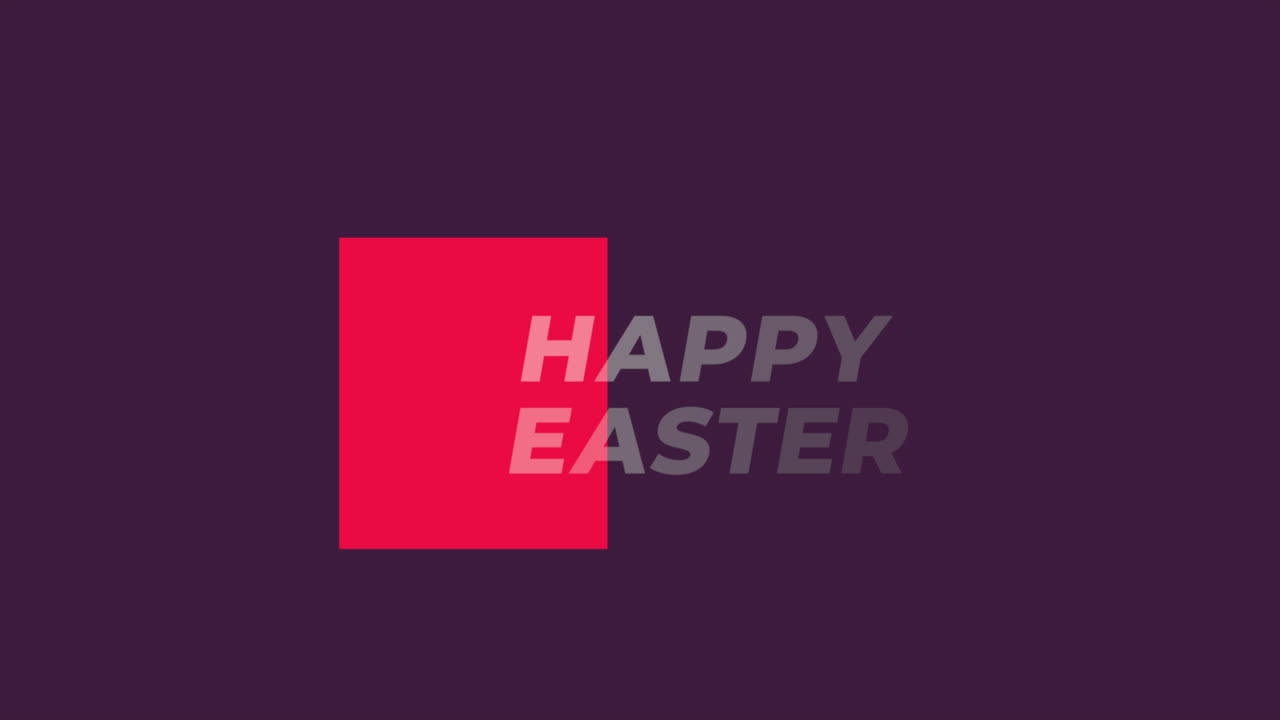 Buona Pasqua su sfumatura viola alla moda