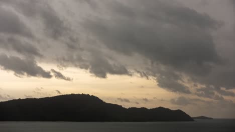 footage b roll timelapse sky and black clouds in rainy weather thunderous clouds summer rain rainy global warming effect black thunderstorm dramatic 4k timelapse