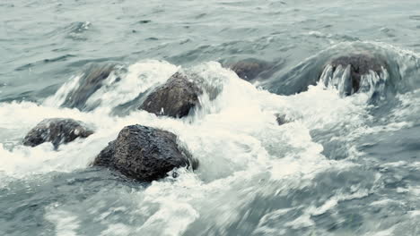 Water-flowing-in-the-river.-Slow-motion