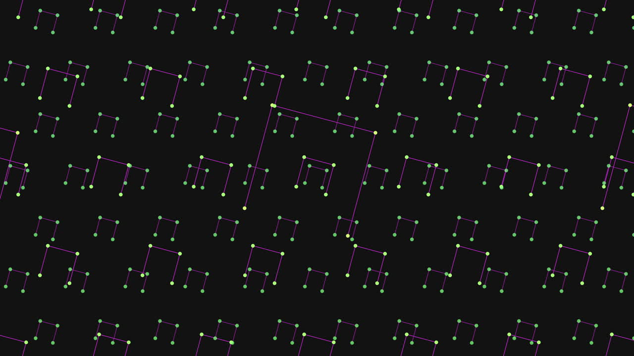 어두운 그라디엔트에 네온 원활한 기하학적 큐브 패턴