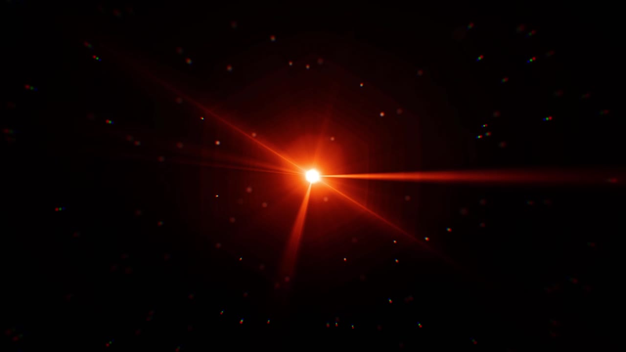 destello de la lente abstracta