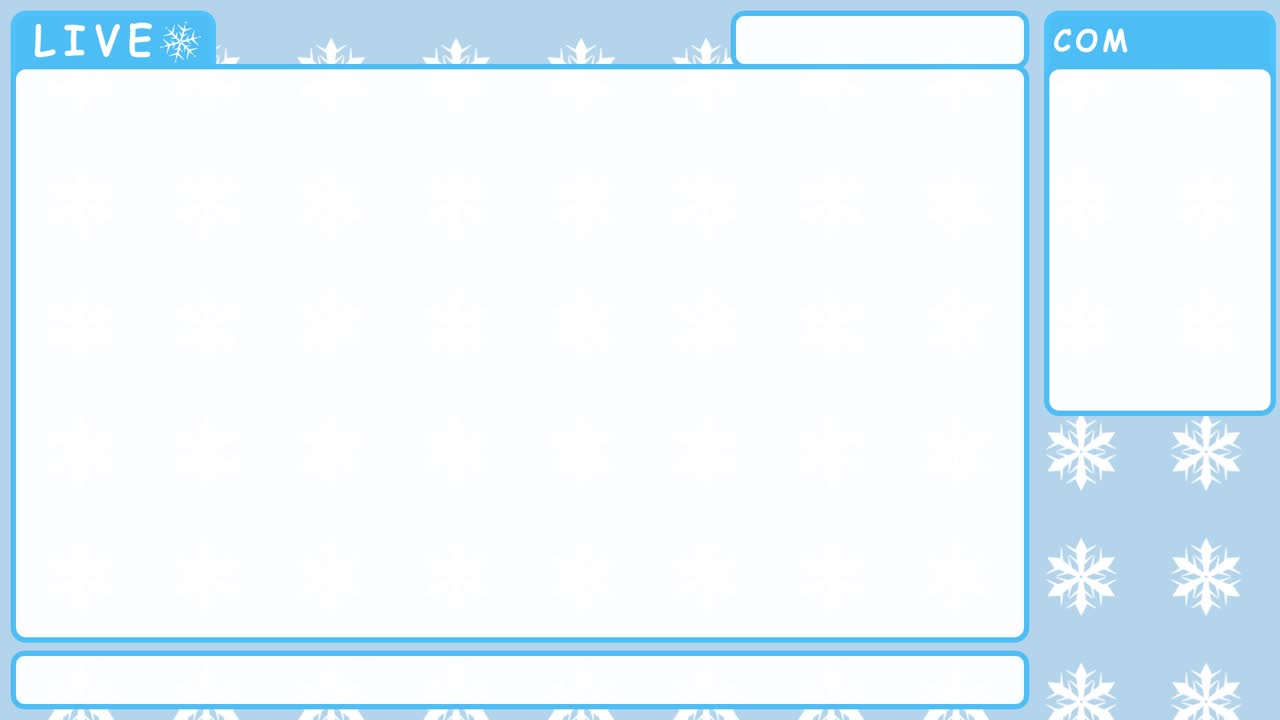 Simple snow crystal Looping streaming background. 1080p (6).mp4