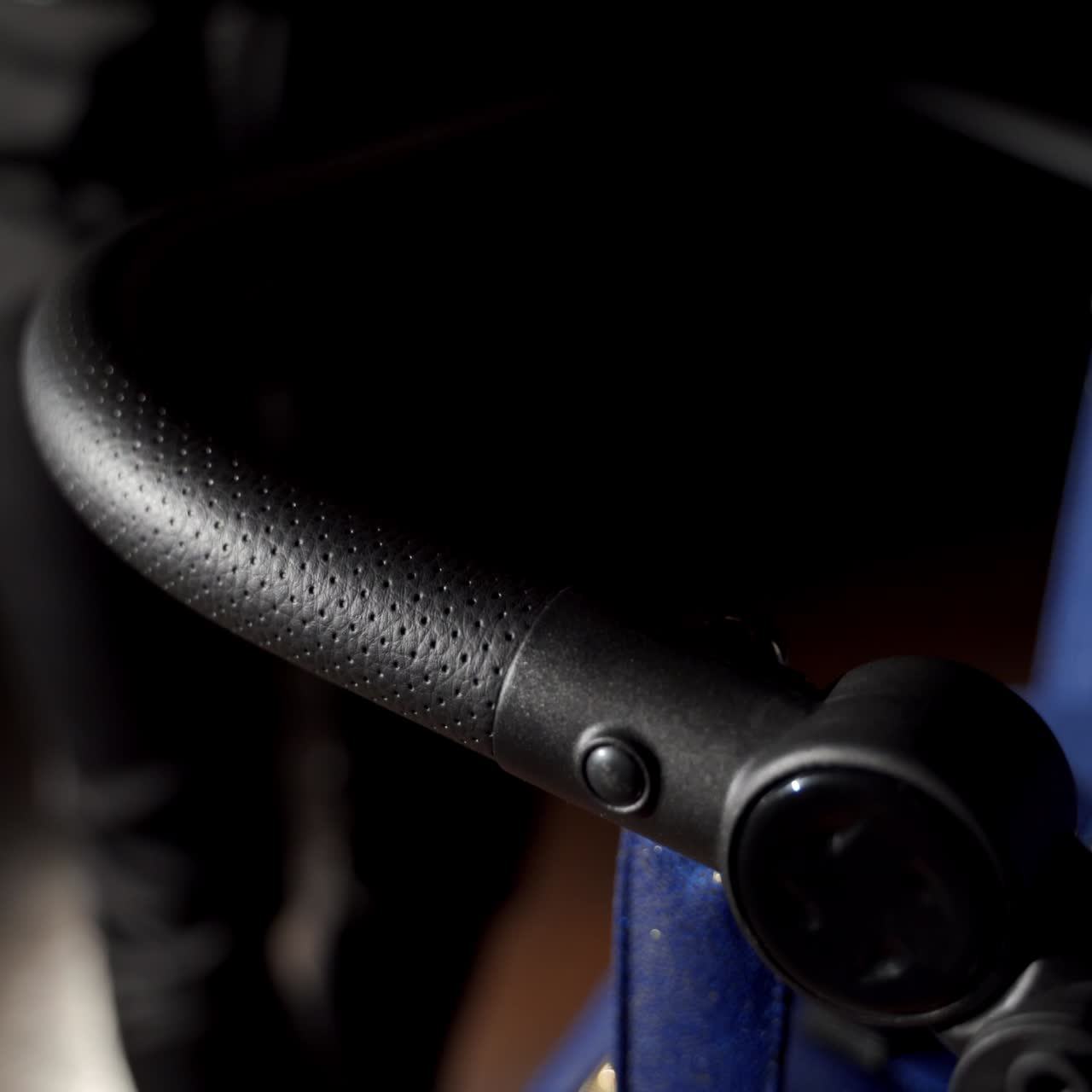 Close-up of a Stroller Handle