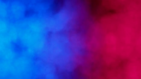 blue and red abstract cloud of smoke pattern
