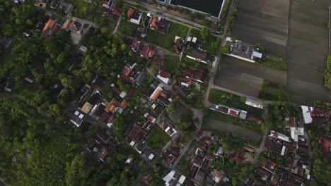 Aerial-view-wastewater-treatment-plant