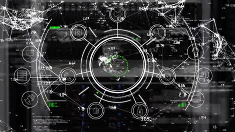 Animación-Del-Procesamiento-De-Datos-Con-Globo-Sobre-La-Sala-De-Servidores.