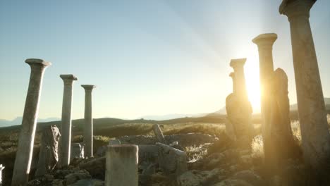 el antiguo templo griego en italia