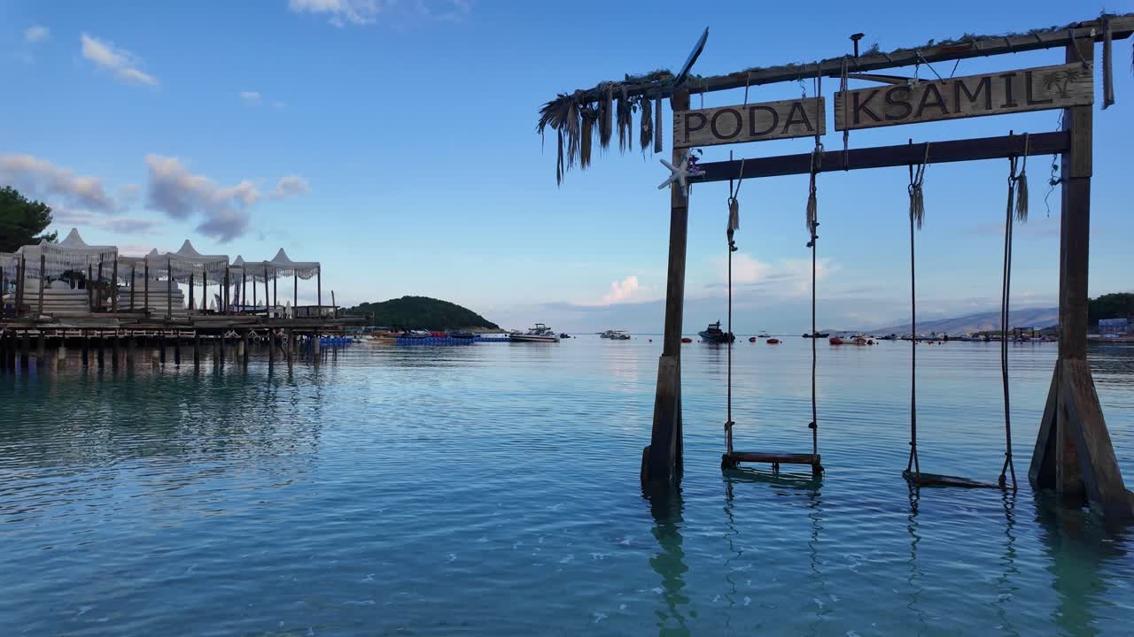 Ksamil Albania beach Maldives of Europe holiday destination summer break morning walk