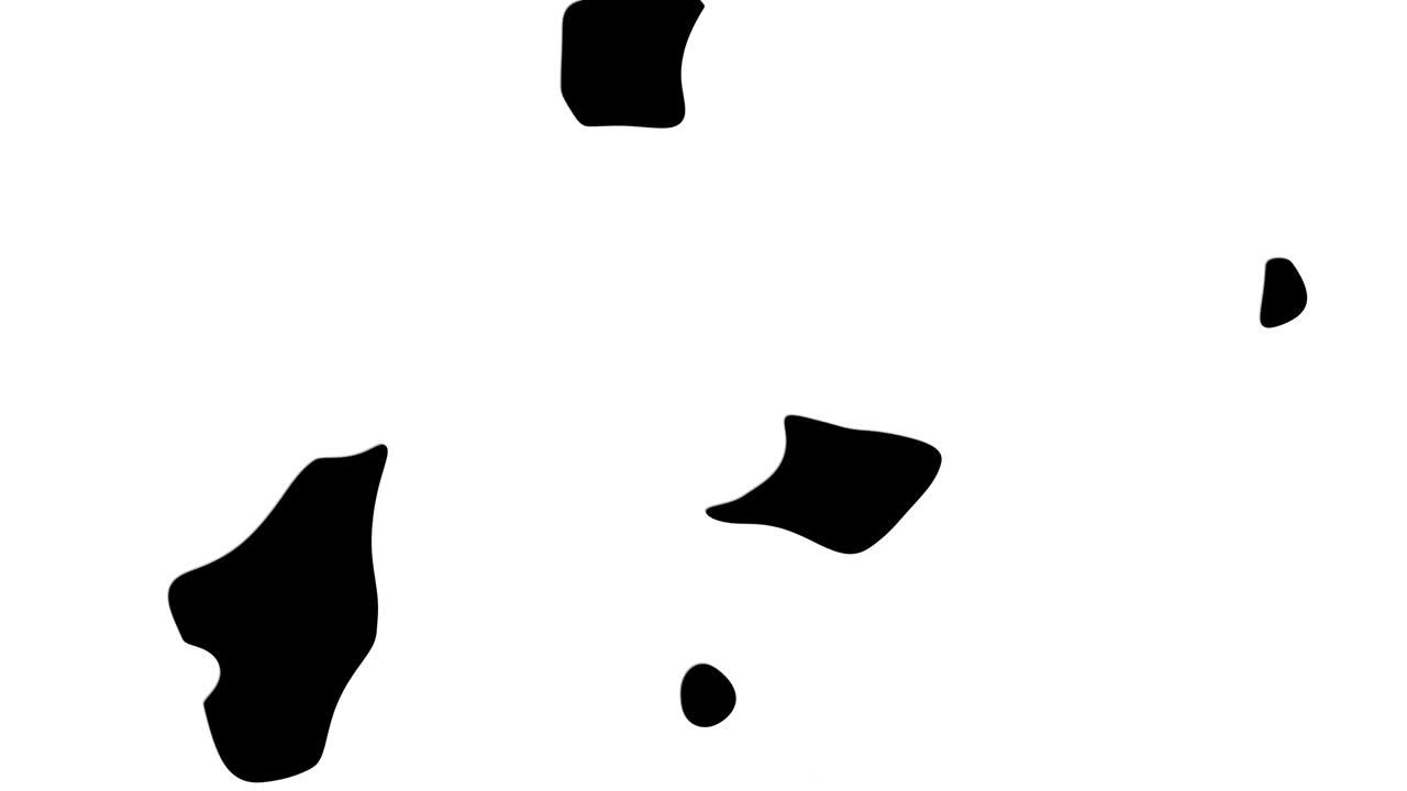 transición líquida. animación en 4k de la transición dinámica de líquidos con canal alfa