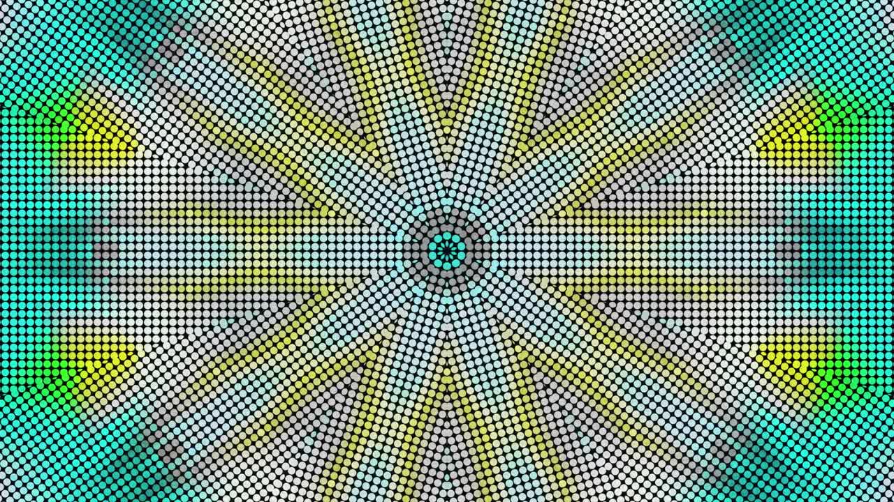 Moving kaleidoscope. 4K motion graphics