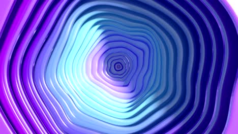 patrón abstracto de círculos de ruido con el efecto de las ondas. colorida animación de anillos limpios.