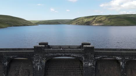 Claerwen-Dam Elan-Valley-Wales-drone-reveal-4K