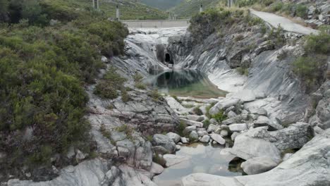 Idyllic-Natural-pools-of-Sete-Lagoas,-Peneda-Gerês-National-Park,-Portugal