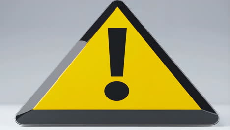 warning sign with exclamation mark