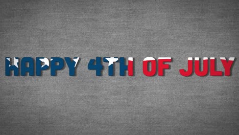 Digital-animation-of-american-flag-design-over-happy-4th-of-july-text-against-grey-background