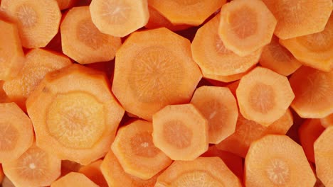 fresh carrots sliced into pieces.