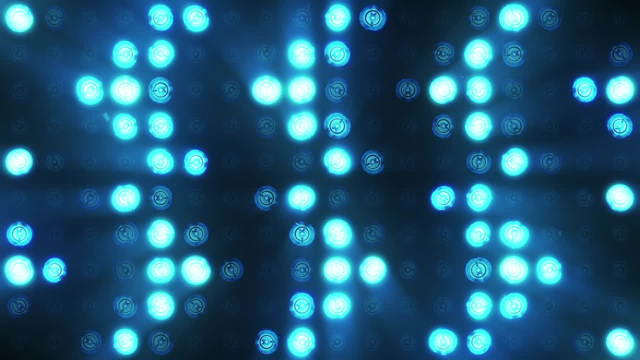 Illuminated Blue Light Patterns