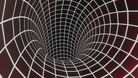 abstract 3d grid tunnel