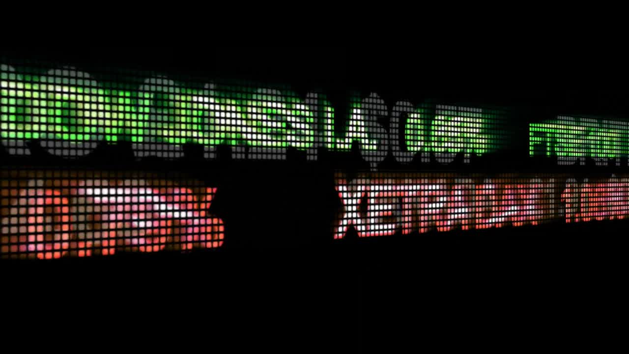 Animazione senza interruzioni di Wall Street