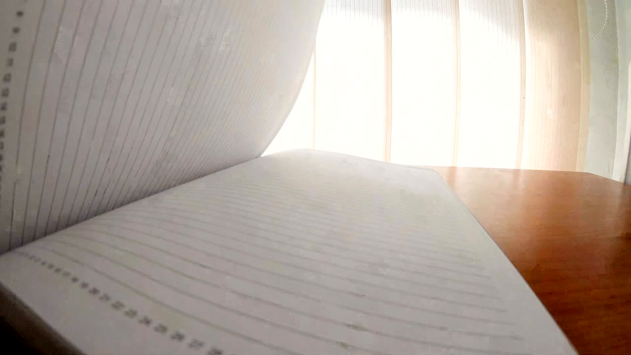 노트북 빈 페이지 목록