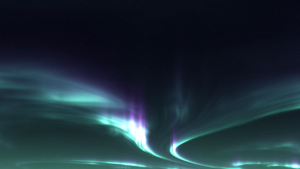 hermosas luces azules del norte en el cielo nocturno