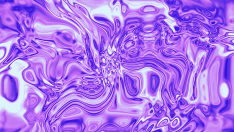 la textura de mármol ondulado de metal líquido con fondo en movimiento. holograma animado gráfico de movimiento de plasma. animación de flujo de fluido ondulado púrpura abstracta 4k video