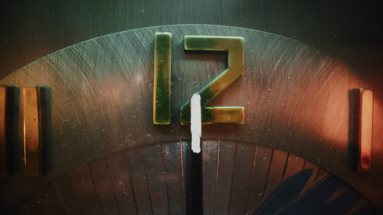 Close-up of a Clock Face