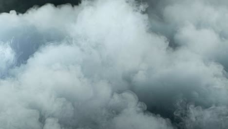 nubes de humo de hielo seco realista