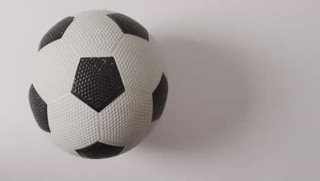 animation of football over white background with copy space