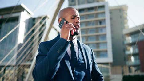 businessman on a phone call