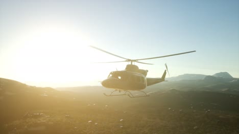 slow motion united states military helicopter in vietnam