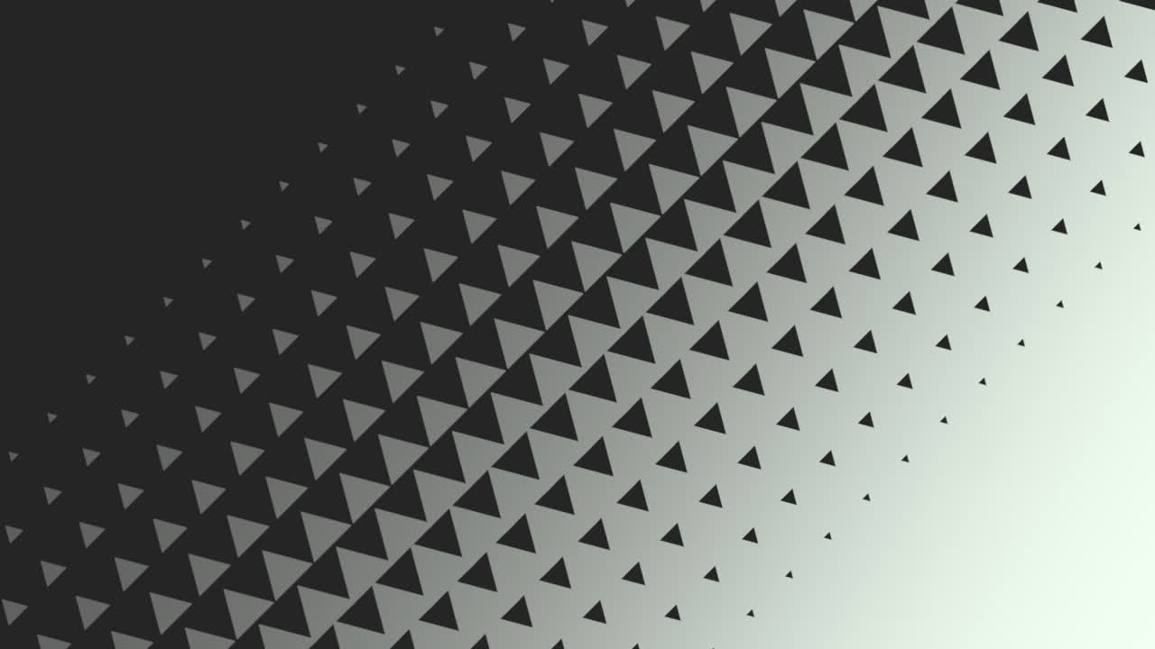Retro monochrome triangles pattern