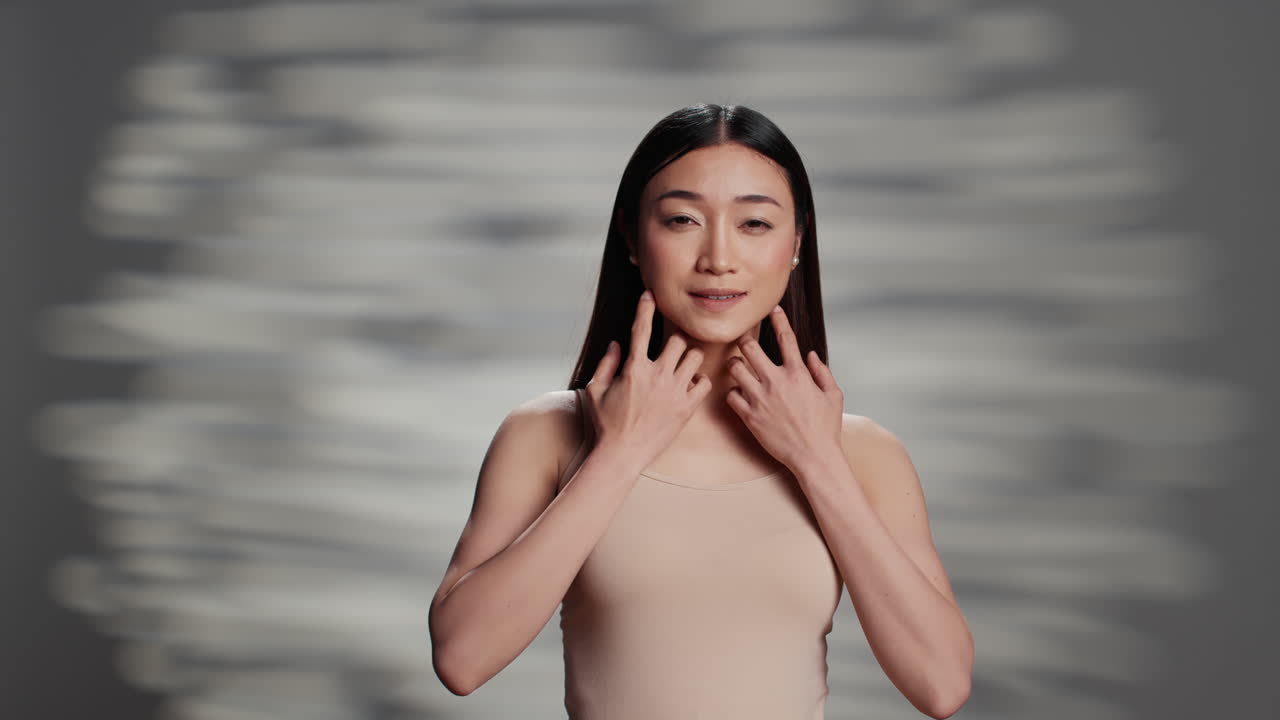 Asian woman skincare portrait