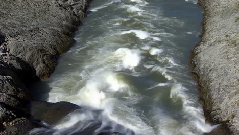 raging river flowing through a rocky gorge