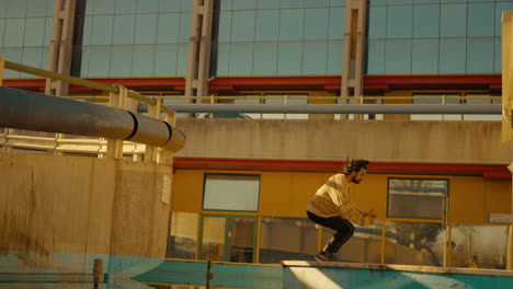 urban parkour freestyle jumps