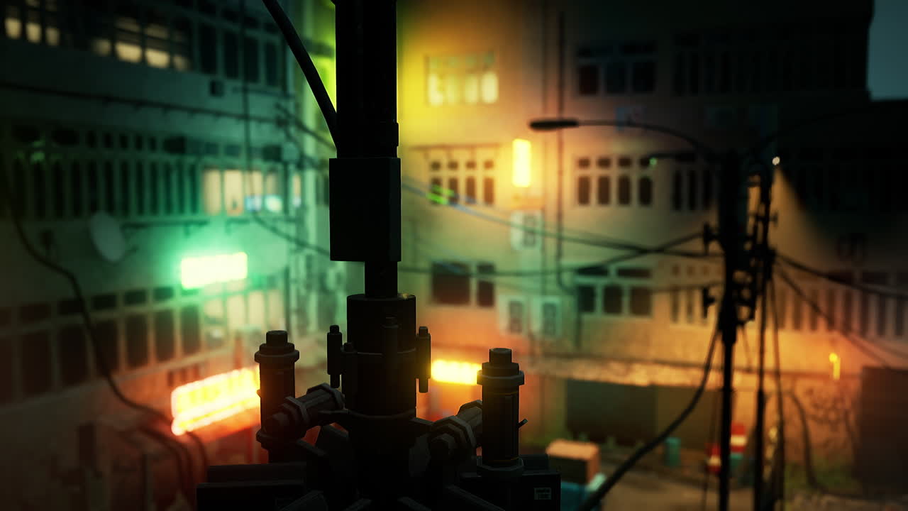 나이트 시티 골목