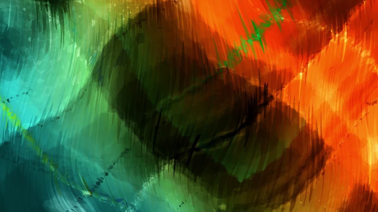 animación abstractamente colorida fondo líquido multicolor hermosa película de pintura digital, película de fondo abstracta