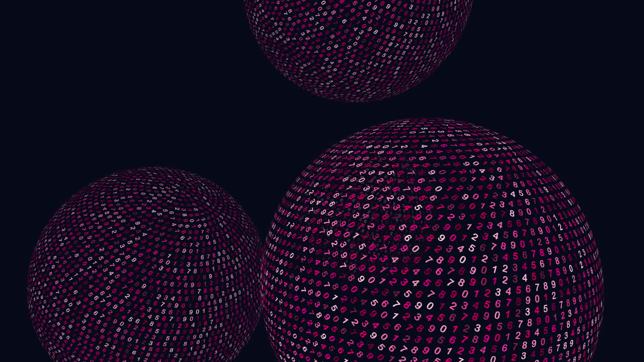 A circular pattern of dots resembling binary code containing 0 and 1. The image conveys a mysterious and abstract aesthetic, leaving its meaning open to interpretation