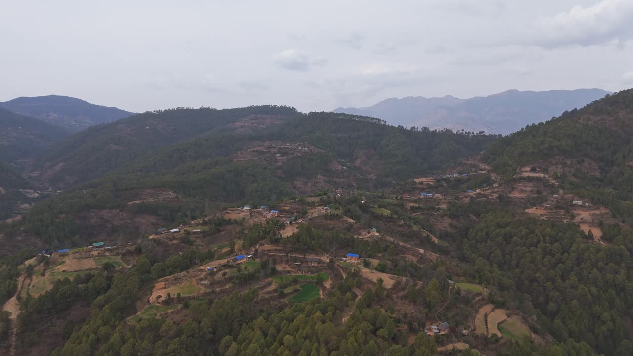 el hermoso paisaje de nepal, rolpa