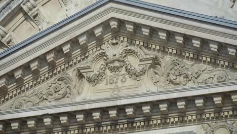 neoclassical building pediment