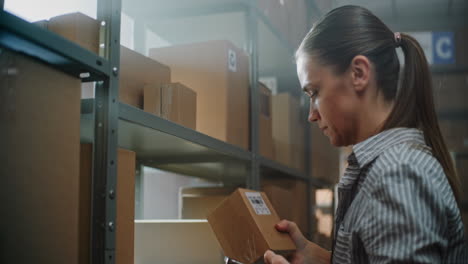 warehouse worker checking inventory