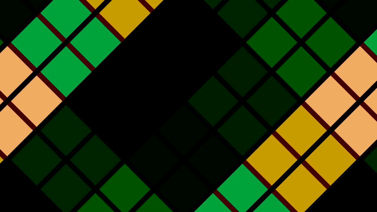 patrón gráfico de video 2d con rombos moviéndose hacia la parte inferior derecha.