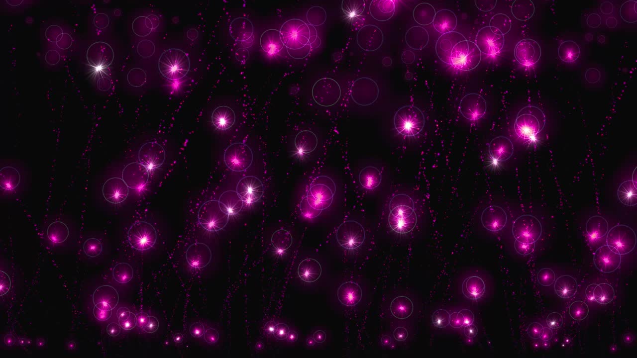 animación de partículas de estrellas brillantes gráficos de movimiento