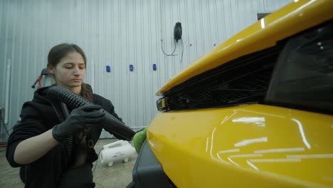 professional car detailing – washing, ceramic coating, and interior cleaning